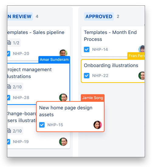 Atlassian Jira-Board in Echtzeit zusammenarbeiten mit Atlassian Jira Work Management