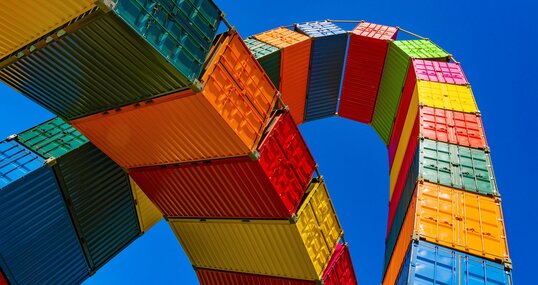 bunte Container