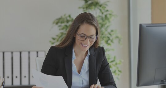female accountant works it jobs timetoact group