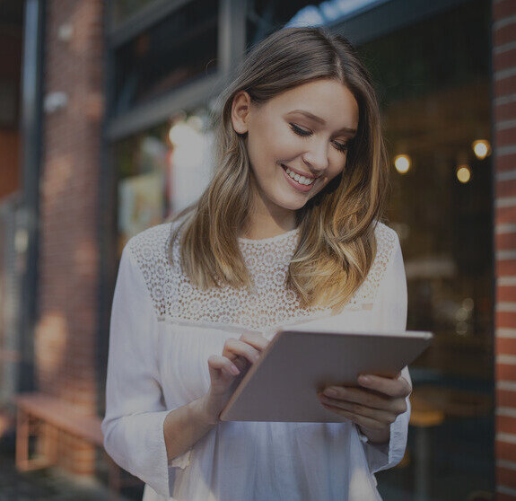 young business woman smiles it jobs timetoact group