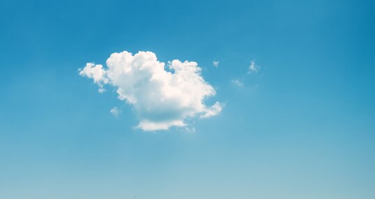 Blue sky and clouds