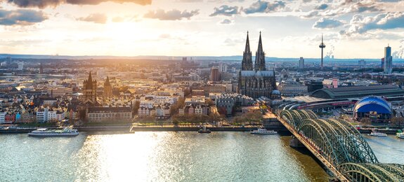 Blick auf den Kölner Dom