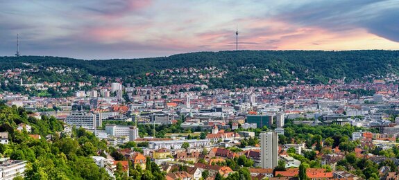 Panoramablick auf Stuttgart 