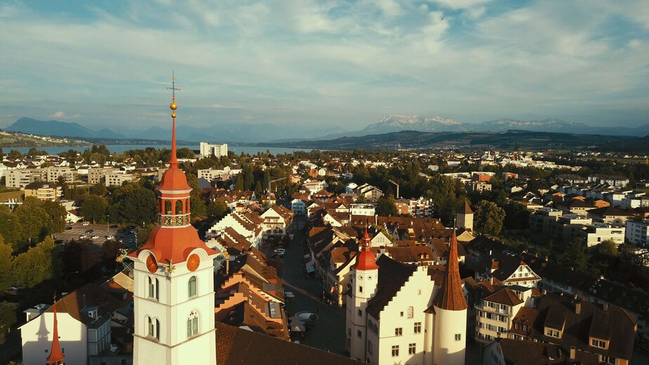 Panoramablick auf Sursee