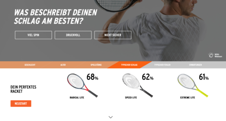 Smart Racquet Finder - AI-Algorithmen & Big Data