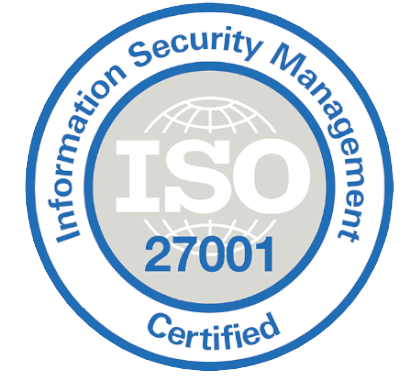 Siegel der ISO 27001 Zertifizierung